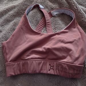 Orangetheory Pink Cross-Back Sports Bra